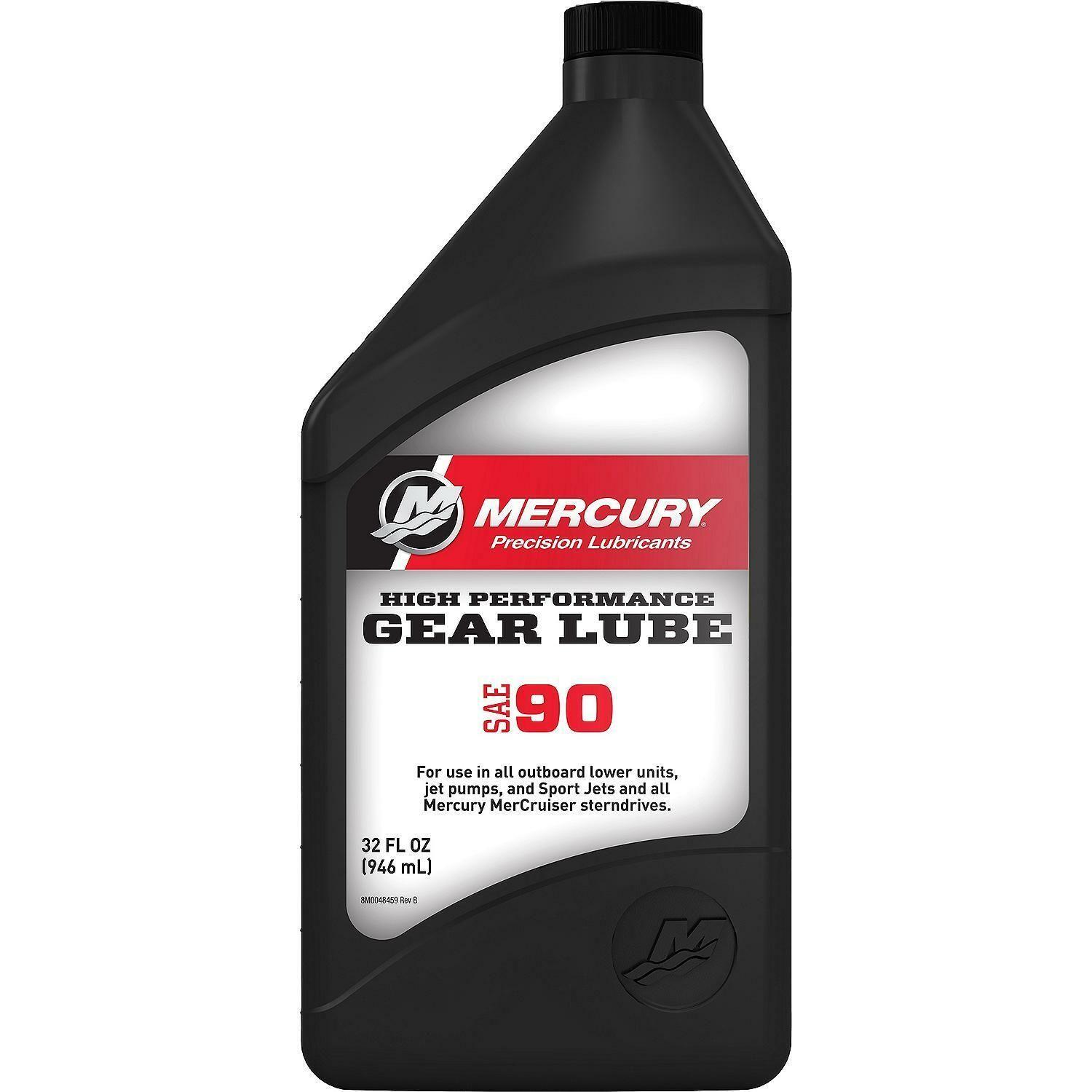 MERCURY OEM SAE 90 HIGH PERFORMANCE GEAR LUBE FOR OUTBOARDS AND