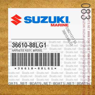 ざらめページ SUZUKI OEM HARNESS ASSY, WIRING - 36610-88LG1 | boats.net