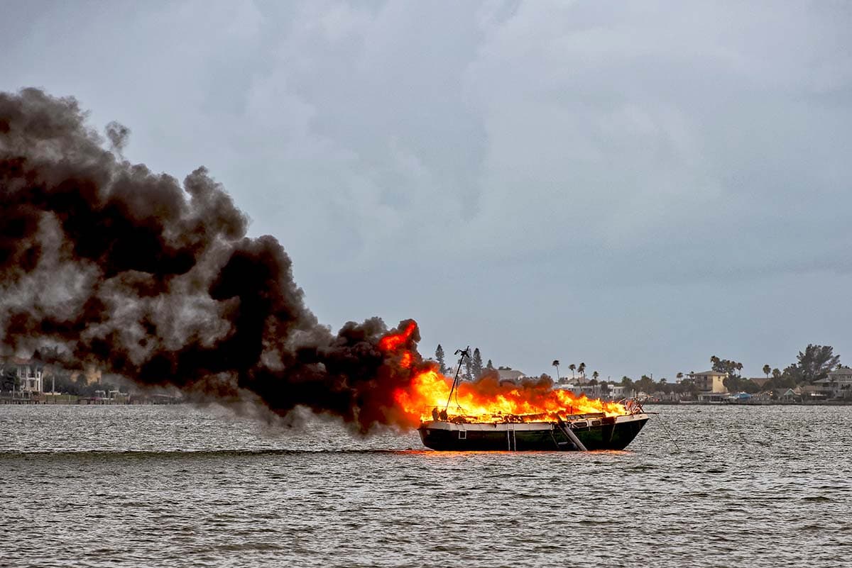 Why You Shouldn't Smoke on a Boat