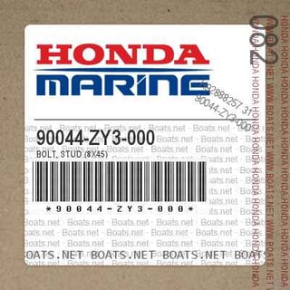 HONDA OEM BOLT, STUD (8X45) - 90044-ZY3-000 | Boats.net