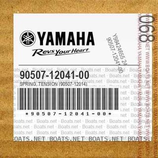 YAMAHA OEM SPRING, TENSION (90507-12014) - 90507-12041-00 | Boats.net