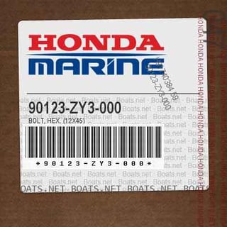 yuki　3.4.5 Honda OEM 90123-ZY3-000 Hex. (12X45) Bolt | eBay