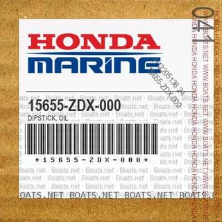 ダリア7824 HONDA OEM DIPSTICK, OIL - 15655-ZDX-000 | Boats.net