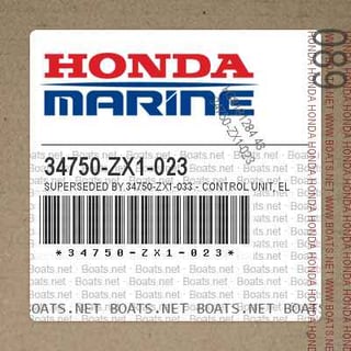 HONDA OEM SUPERSEDED BY 34750-ZX1-033 - CONTROL UNIT, EL