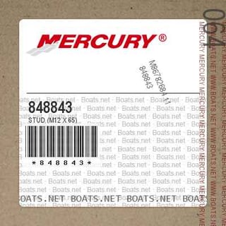 MERCURY OEM STUD M12 X 65) - 848843 | Boats.net