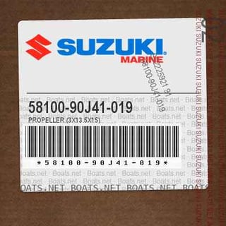 SUZUKI OEM PROPELLER (3X13.5X15) - 58100-90J41-019 | Boats.net