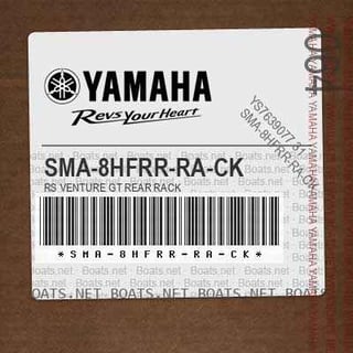 YAMAHA OEM RS VENTURE GT REAR RACK - SMA-8HFRR-RA-CK | Boats.net