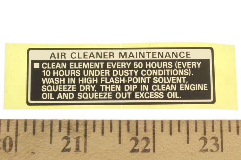 87533-ZC0-630 MARK, AIR CLEANER