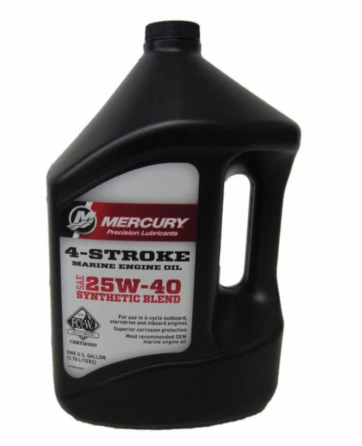 Mercury 8M0078630 - ENGINE OIL 25W40 SYNTHETIC BLEND GALLON | Boats.net