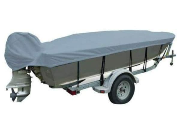 63WE-CARVER-IND-71114P10 V-Hull Fishing Boat Cover - Wide Series