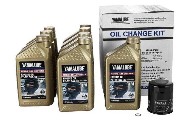 Yamaha LUB-MRNSH-KT-05 - 5W30 Oil Change Kit VF200~VF250 VMax SHO ...