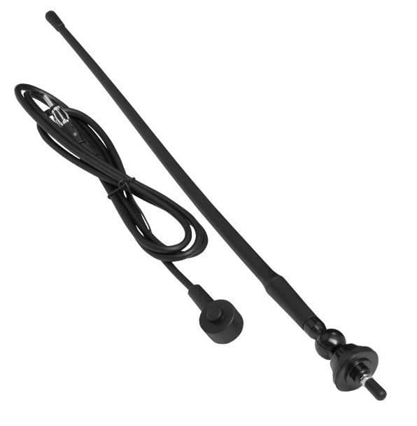 63HH-BOSS-MARINE-MRANT12 Marine Rubber Antenna Compatible with Marine Receivers - Black