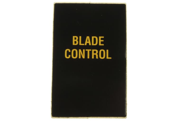 87588-VG3-000 MARK, BLADE CONTROL (ENGLISH)