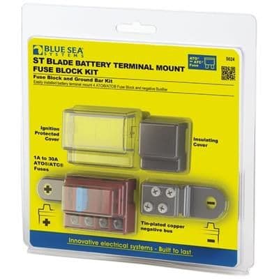 63BD-BLUE-SEA-5024 FUSE BLOCK STBLADE BTM