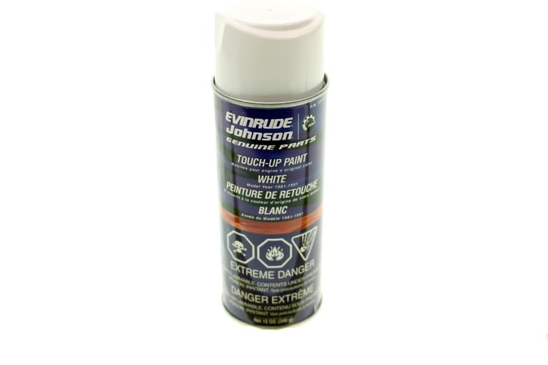 Evinrude 0777171 WHITE ACRYLIC BASE COAT SPRAY PAINT 11.5OZ.