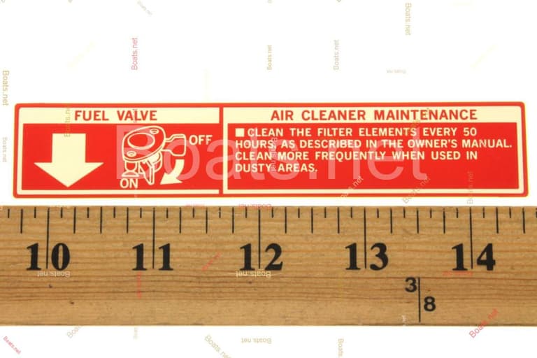 87524-VA3-J00 MARK, AIR CLEANER CAUTION (ENGLISH)