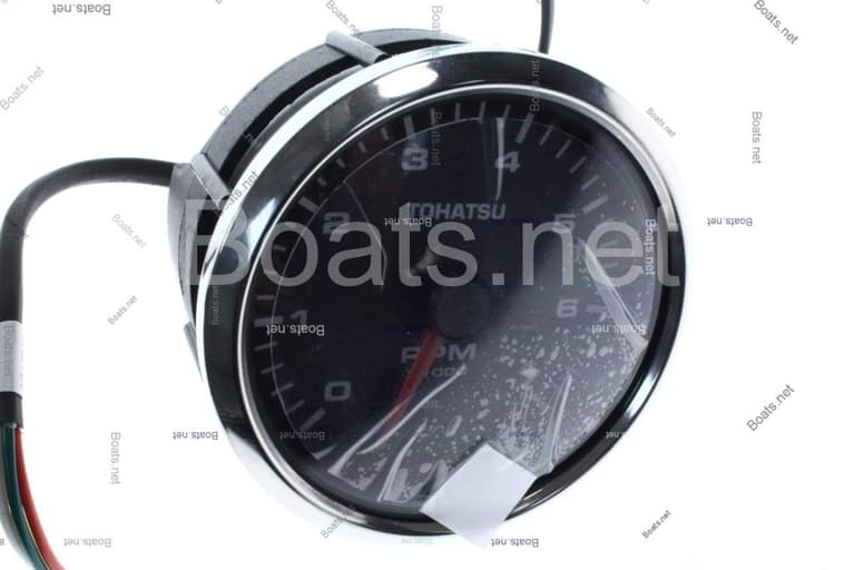 Tohatsu 3AC726400 Tachometer 07000 RPM Black