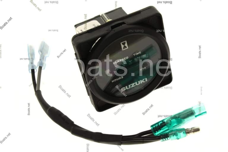Suzuki Marine 990C080010 Hour Meter Black