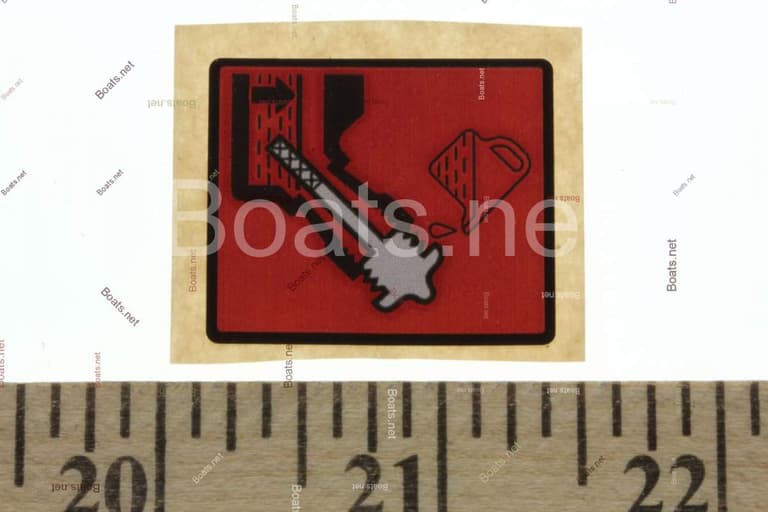 87594-VG3-010 MARK, OIL CAUTION