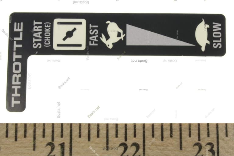 87107-758-010 MARK, THROTTLE INDICATION