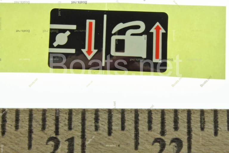 87528-ZE1-810 MARK, CHOKE