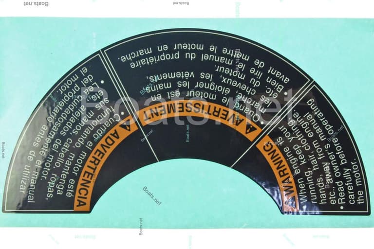 61472-93E32 LABEL, MAG COVER