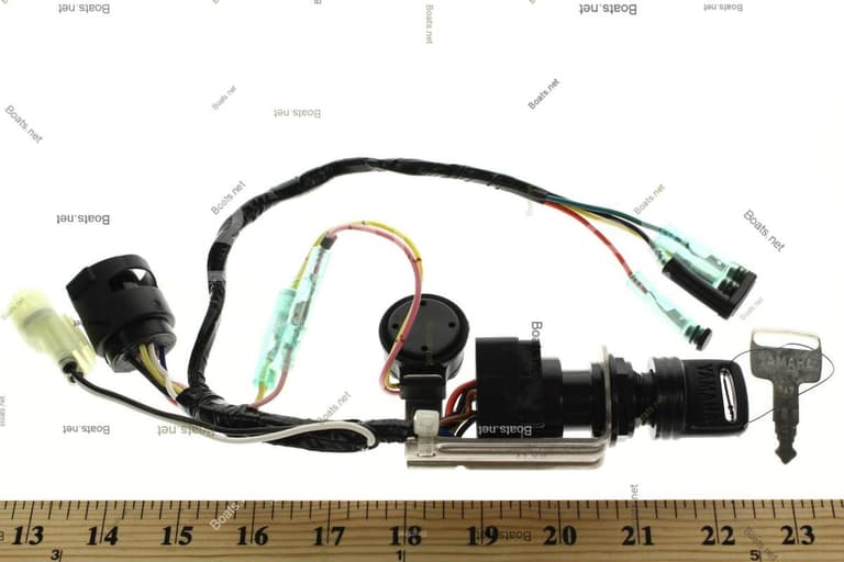 Yamaha 6X38257B0100 Single Engine Key Switch Assembly Flush Mount