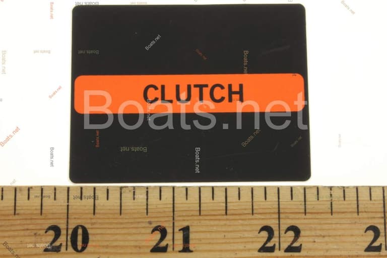 87512-VE1-E00 MARK, CLUTCH INDICATION (ENGLISH)