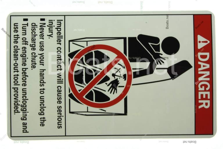 87208-736-611 SEE PART DETAILS - SUP; MARK, DISCHARGE DANGER (ENGLISH)