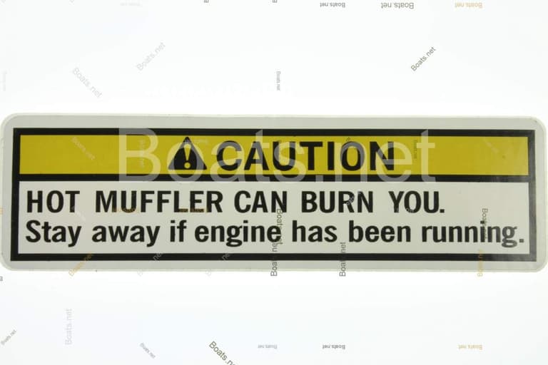87539-VE2-000 LABEL, HEAT WARNING