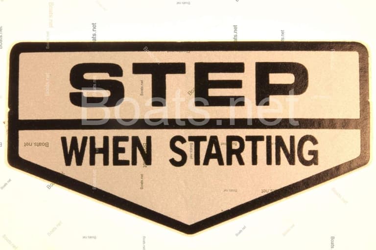87104-VE2-000 LABEL, STEP POSITION (ENGLISH)