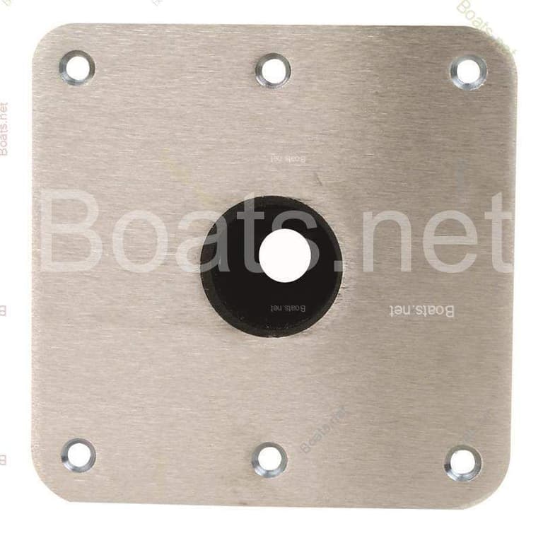 SwivlEze Stainless Steel Finish Base 7 x 7; ABYC Code AO, Bulk