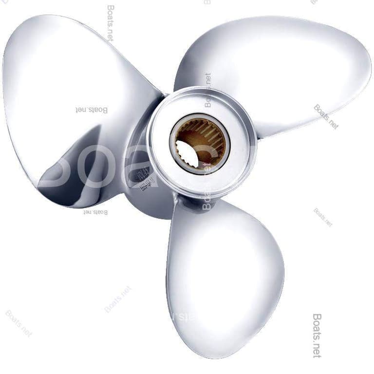 6E7U-SOLAS-8532-150-19 Propeller 15in Diameter 19 Pitch L 3 Blade Stainless Steel Solas SS Dual