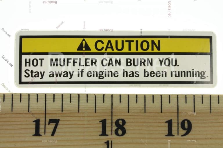 87539-VE2-000 LABEL, HEAT WARNING