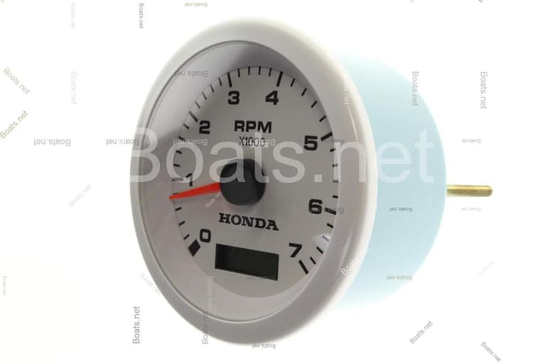 Tachometer 0-7000 RPM White Face Domed Lens