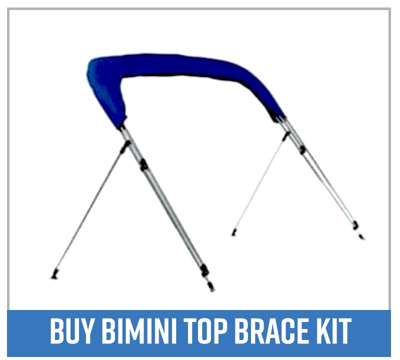 But boat Bimini top brace kit