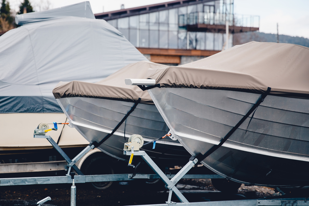 Boat covers tie-down straps