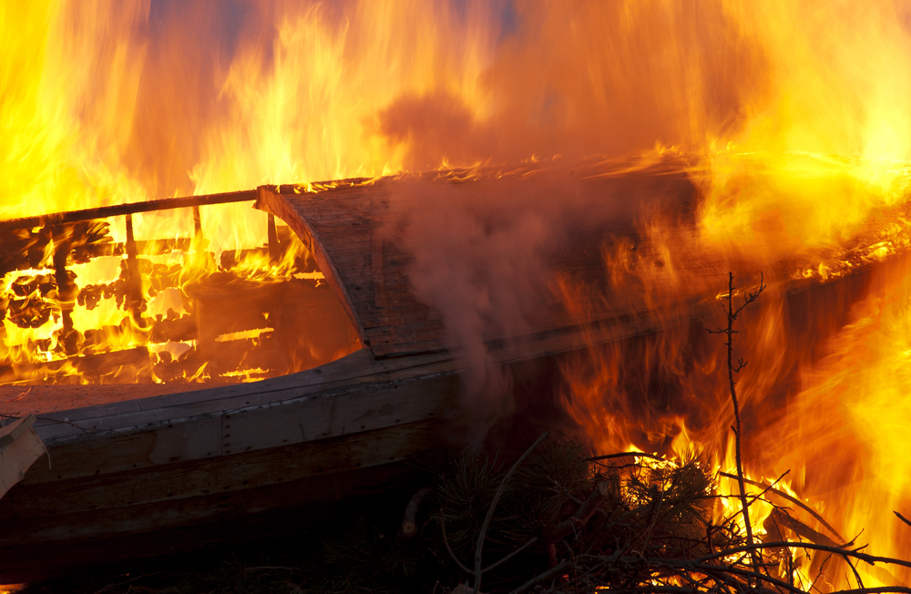 How to prevent fire on a boat