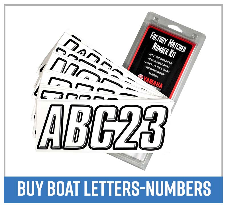 Buy boat lettering and numbering
