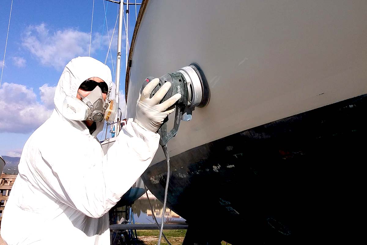 Boat painting tips sanding