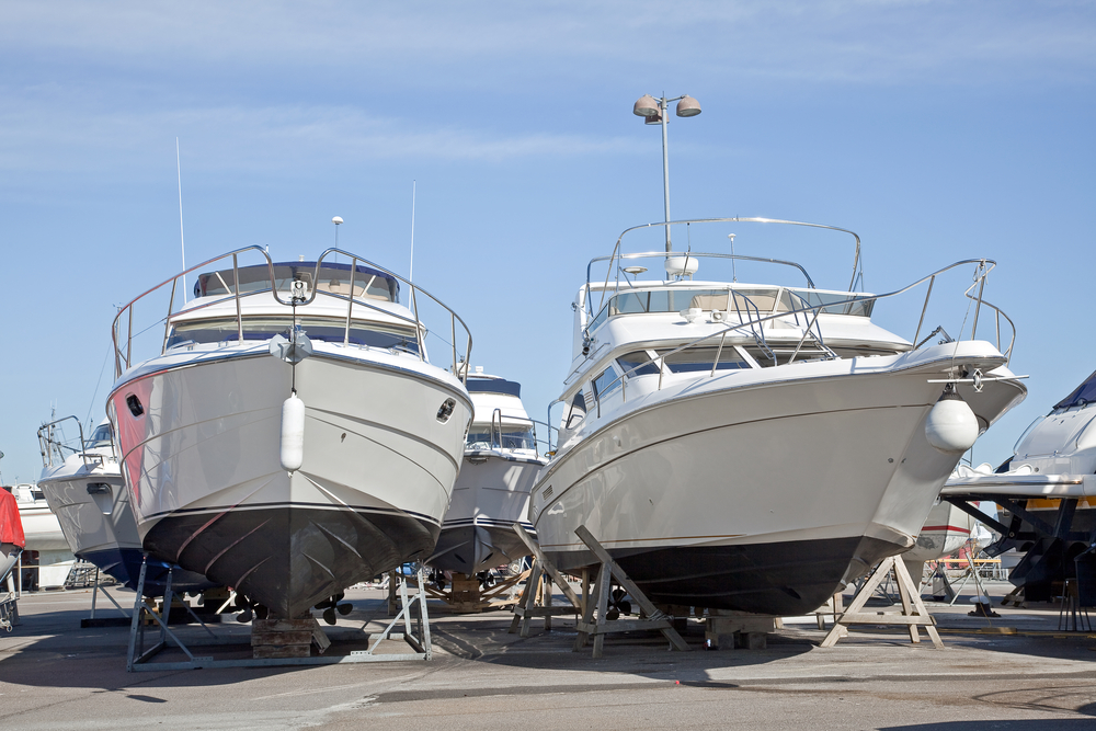Maintain value of boat tips boat yard