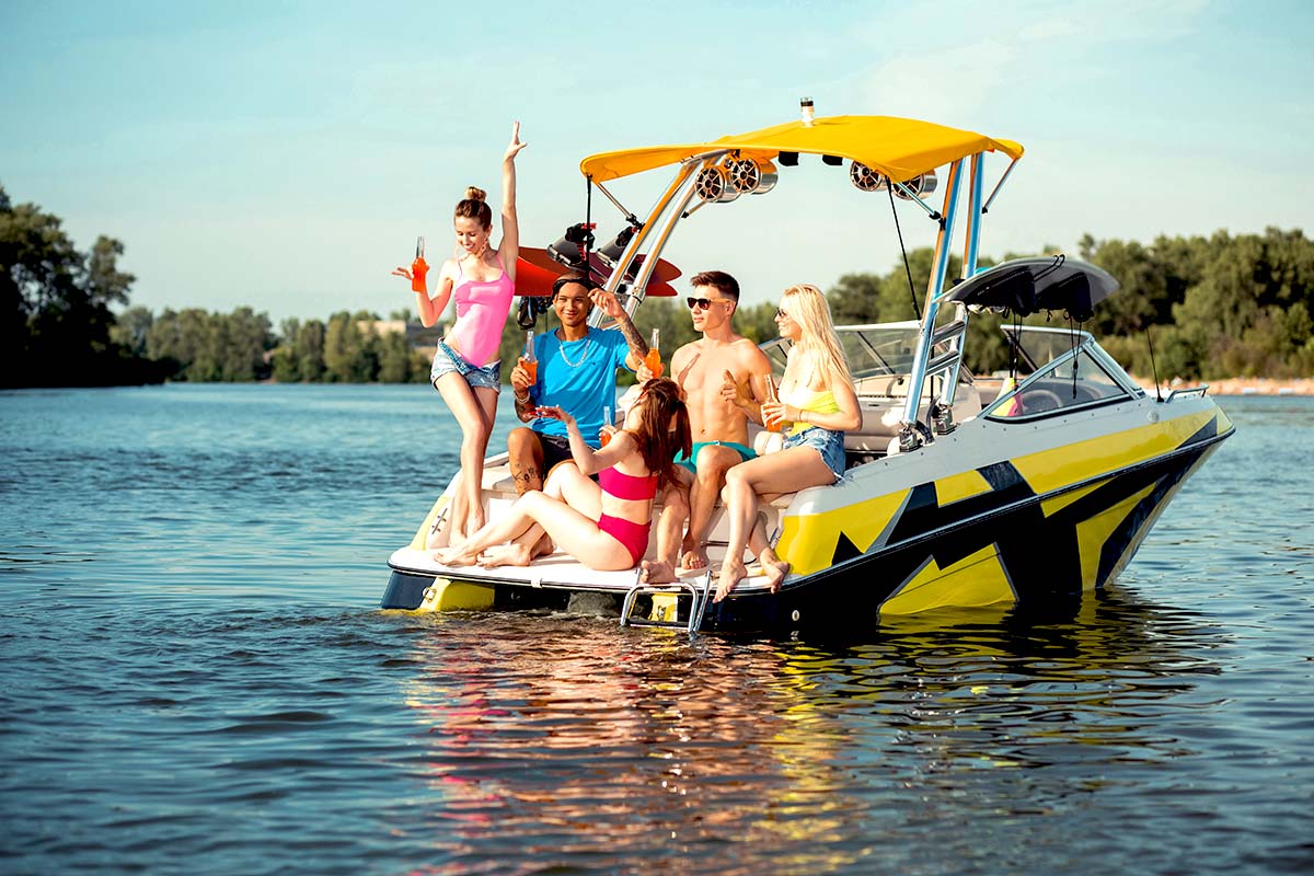 Boat sandbar party tips music