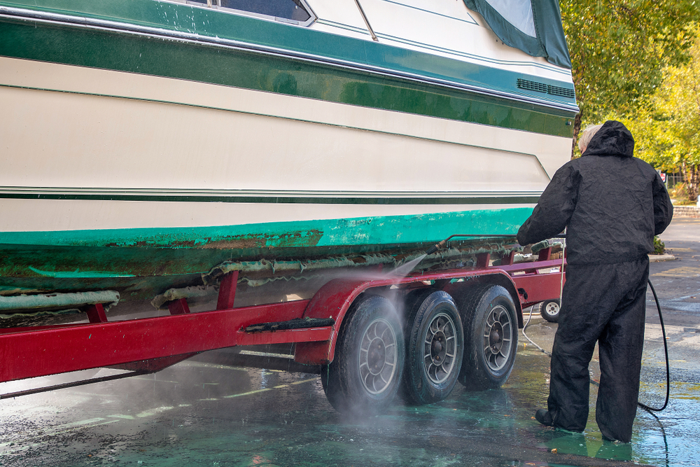 Boat trailer maintenance tips washing