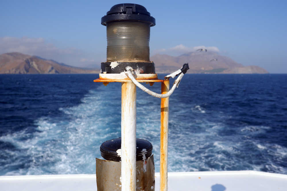 Boat safety equipment navigation lights