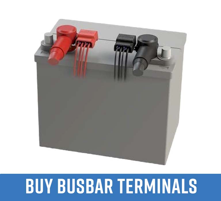 Busbar battery terminals