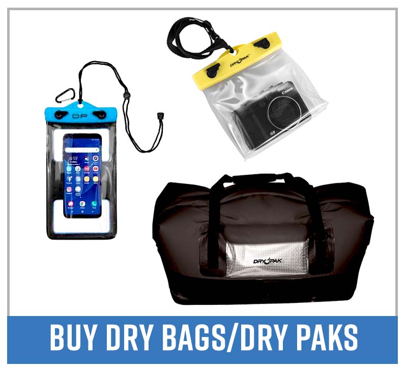 Buy boat dry bags and dry paks