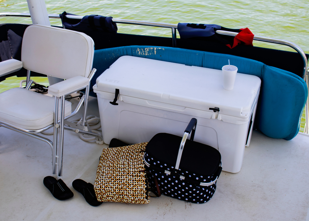 Essential boat accessories cooler