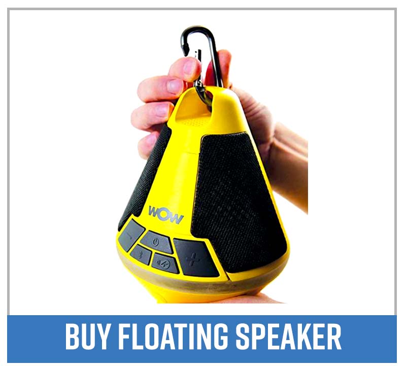 Wow World of Watersports floating Bluetooth speaker