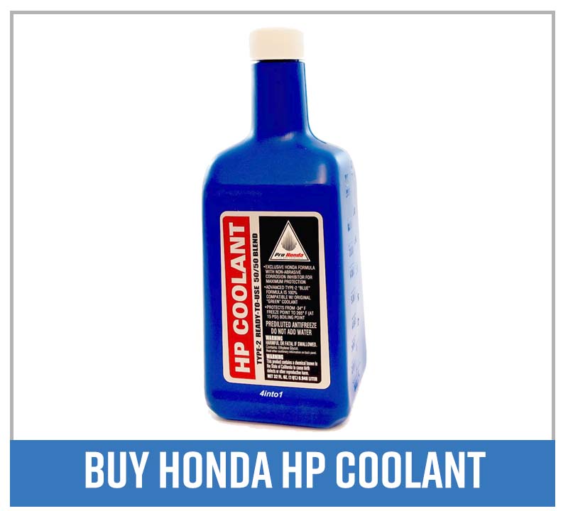 Honda hp coolant