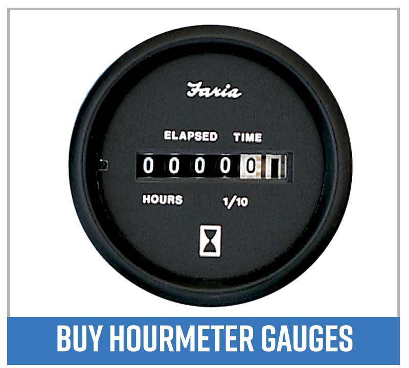 Buy marine hour meter gauges